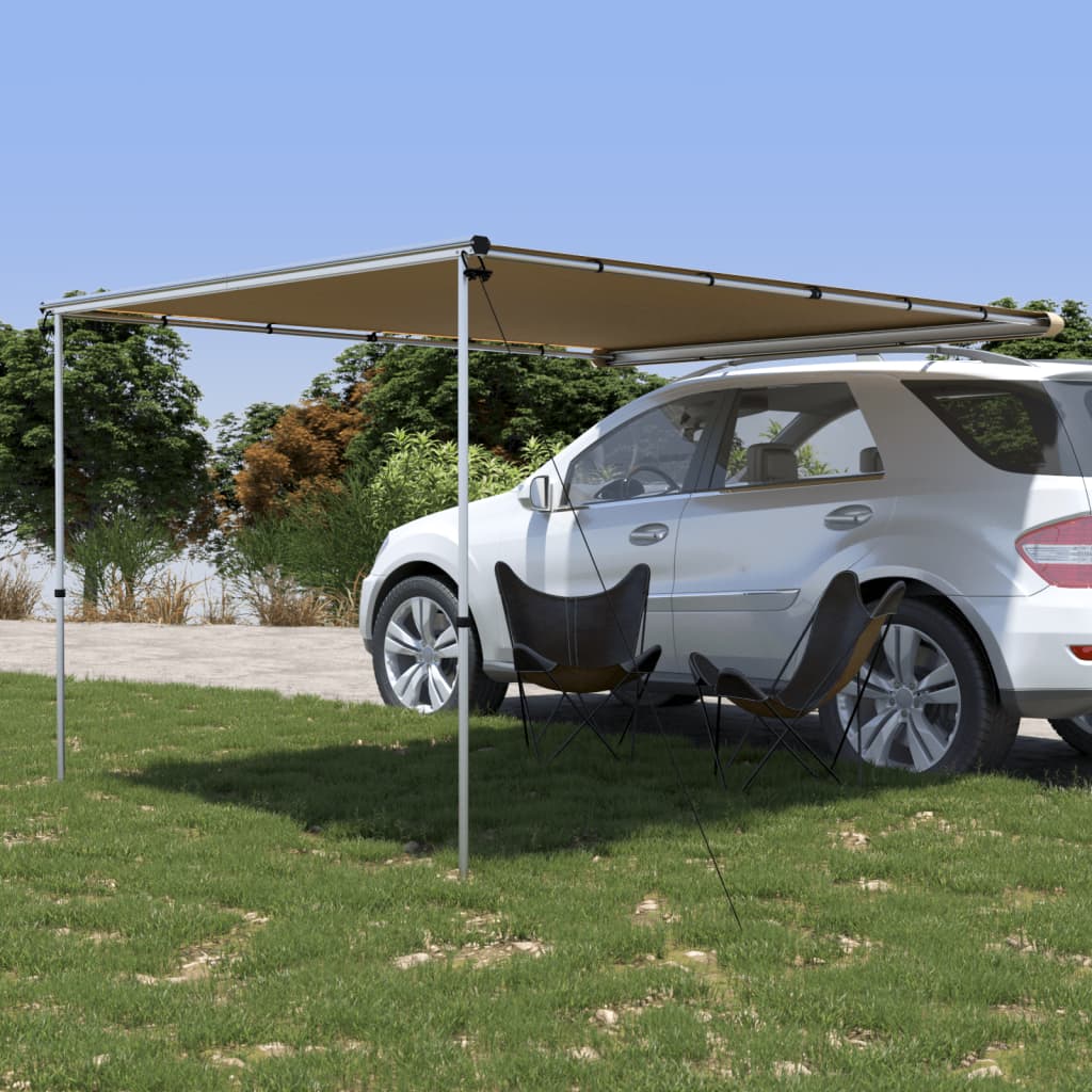 Markise til bobil og campingvogn 2,4x3x2,15 m beige