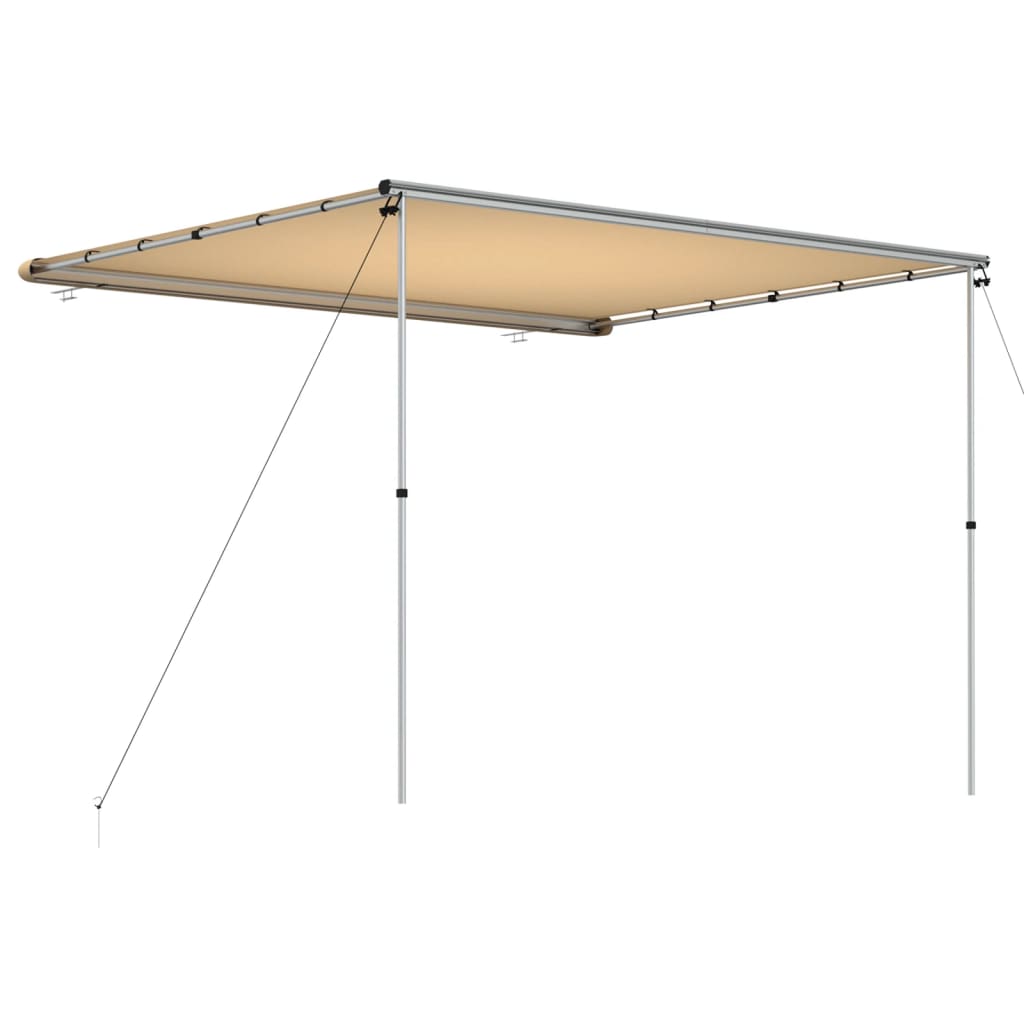 Markise til bobil og campingvogn 3x2,5x2,15 m beige