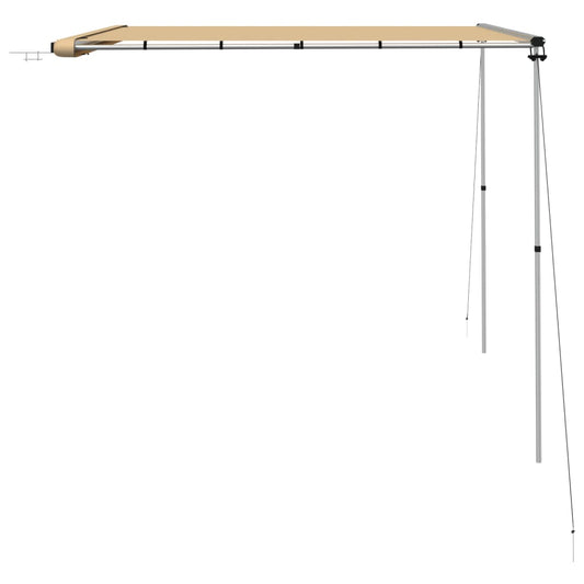 Markise til bobil og campingvogn 3x2,5x2,15 m beige