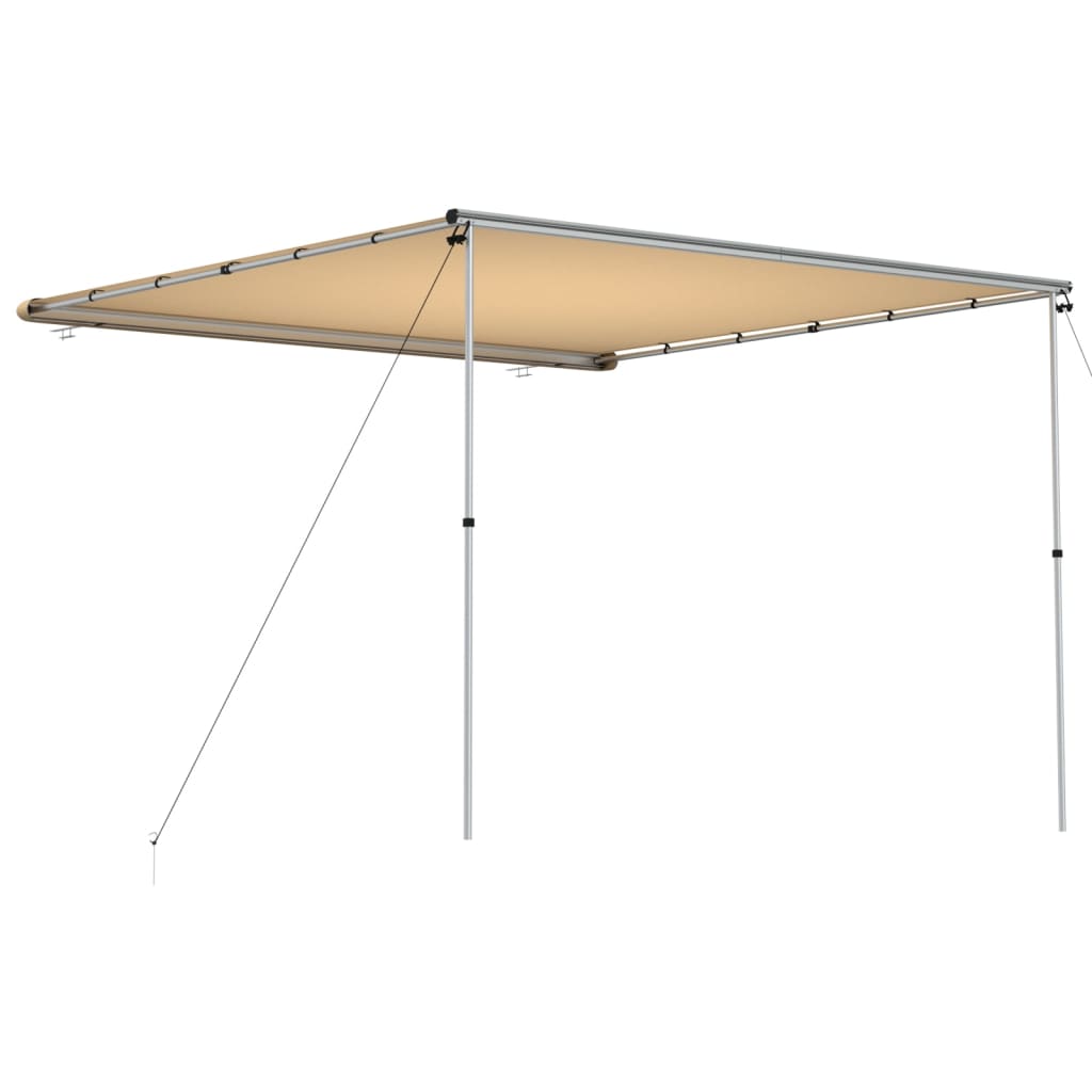 Markise til bobil og campingvogn 3x3x2,15 m beige