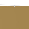 Vertikal markise beige 60x1000 cm oxfordstoff