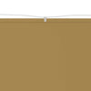 Vertikal markise beige 140x800 cm oxfordstoff