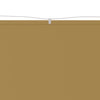 Vertikal markise beige 140x1000 cm oxfordstoff