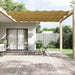 Vertikal markise beige 140x1000 cm oxfordstoff