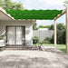Vertikal markise lysegrønn 60x800 cm oxfordstoff
