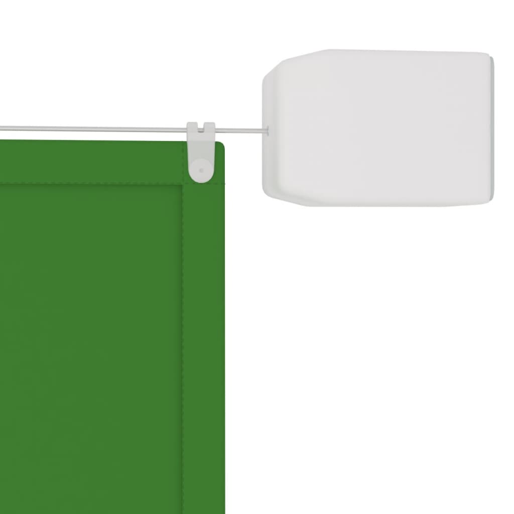 Vertikal markise lysegrønn 100x420 cm oxfordstoff