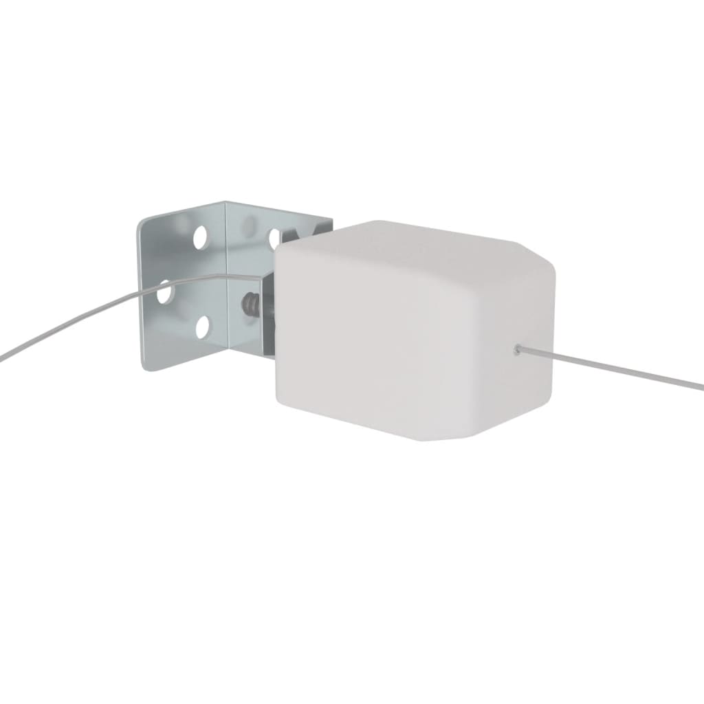 Vertikal markise lysegrønn 100x420 cm oxfordstoff