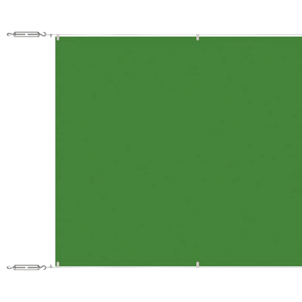 Vertikal markise lysegrønn 100x600 cm oxfordstoff