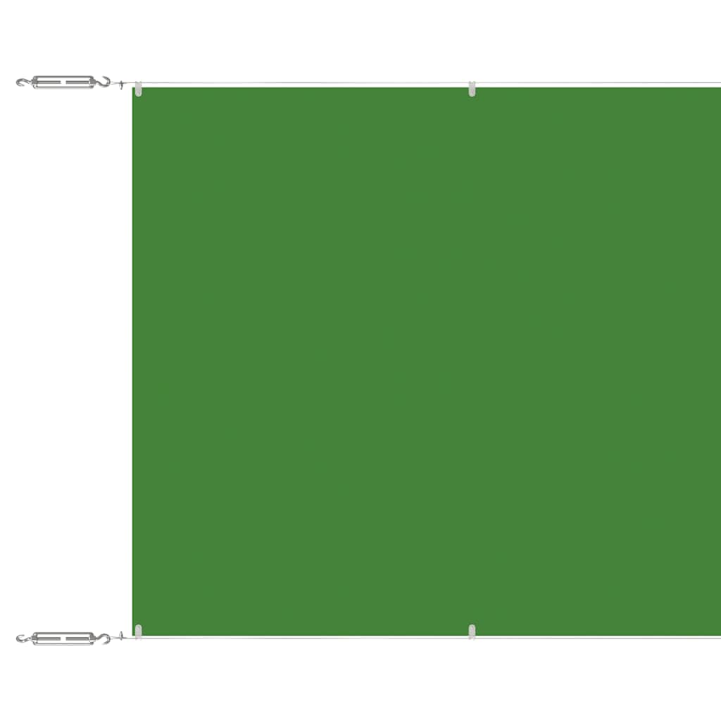 Vertikal markise lysegrønn 140x600 cm oxfordstoff