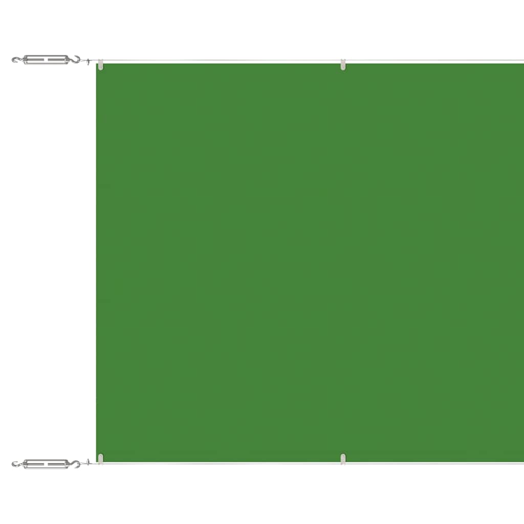 Vertikal markise lysegrønn 140x800 cm oxfordstoff