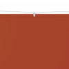 Vertikal markise terrakotta 60x800 cm oxfordstoff