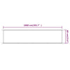 Vertikal markise terrakotta 60x1000 cm oxfordstoff
