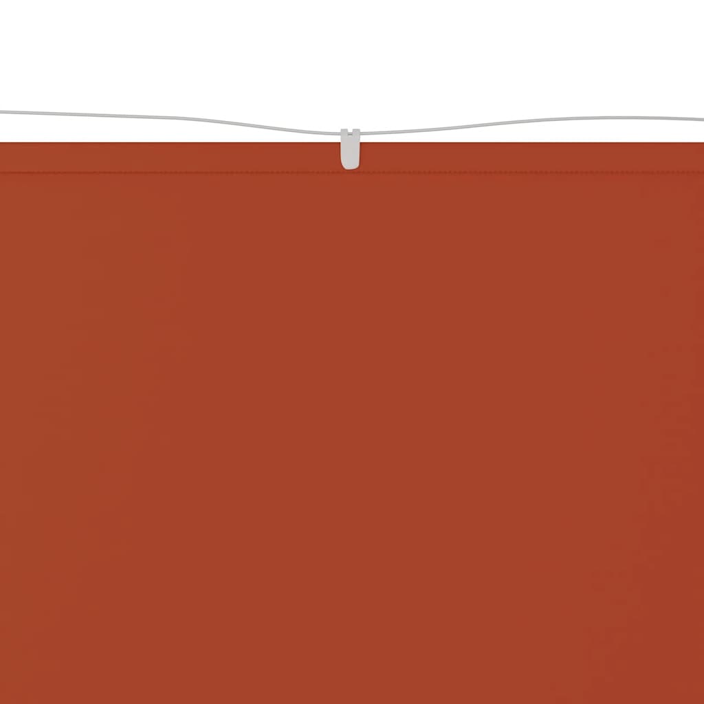 Vertikal markise terrakotta 100x800 cm oxfordstoff