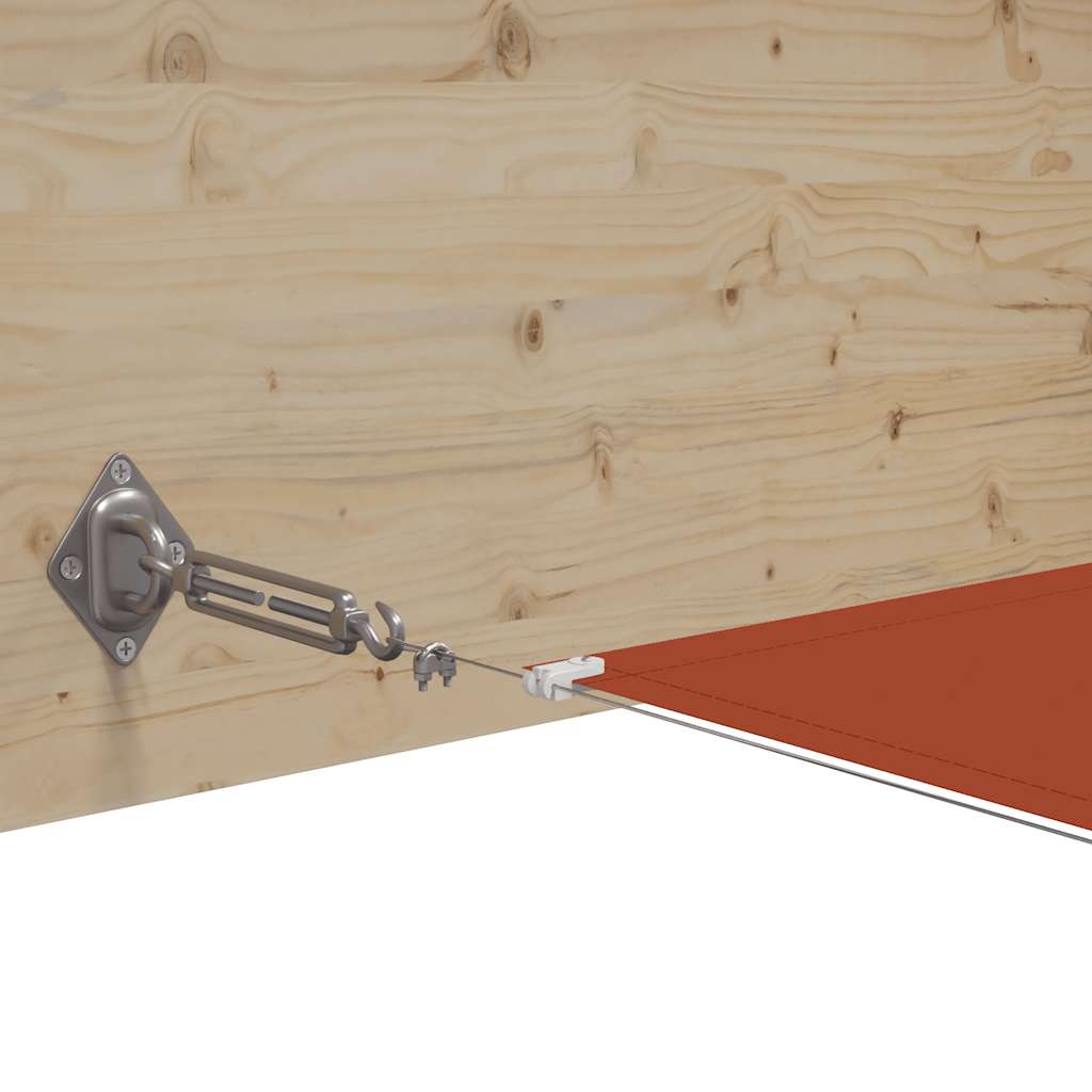 Vertikal markise terrakotta 100x1000 cm oxfordstoff