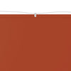 Vertikal markise terrakotta 180x600 cm oxfordstoff