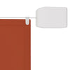 Vertikal markise terrakotta 180x600 cm oxfordstoff
