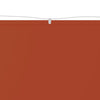 Vertikal markise terrakotta 180x1000 cm oxfordstoff