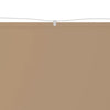 Vertikal markise gråbrun 140x420 cm oxfordstoff