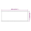 Vertikal markise gråbrun 140x800 cm oxfordstoff