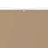 Vertikal markise gråbrun 180x1200 cm oxfordstoff