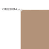 Vertikal markise gråbrun 180x1200 cm oxfordstoff