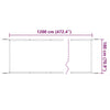 Vertikal markise gråbrun 180x1200 cm oxfordstoff