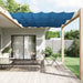 Vertikal markise blå 140x270 cm oxfordstoff