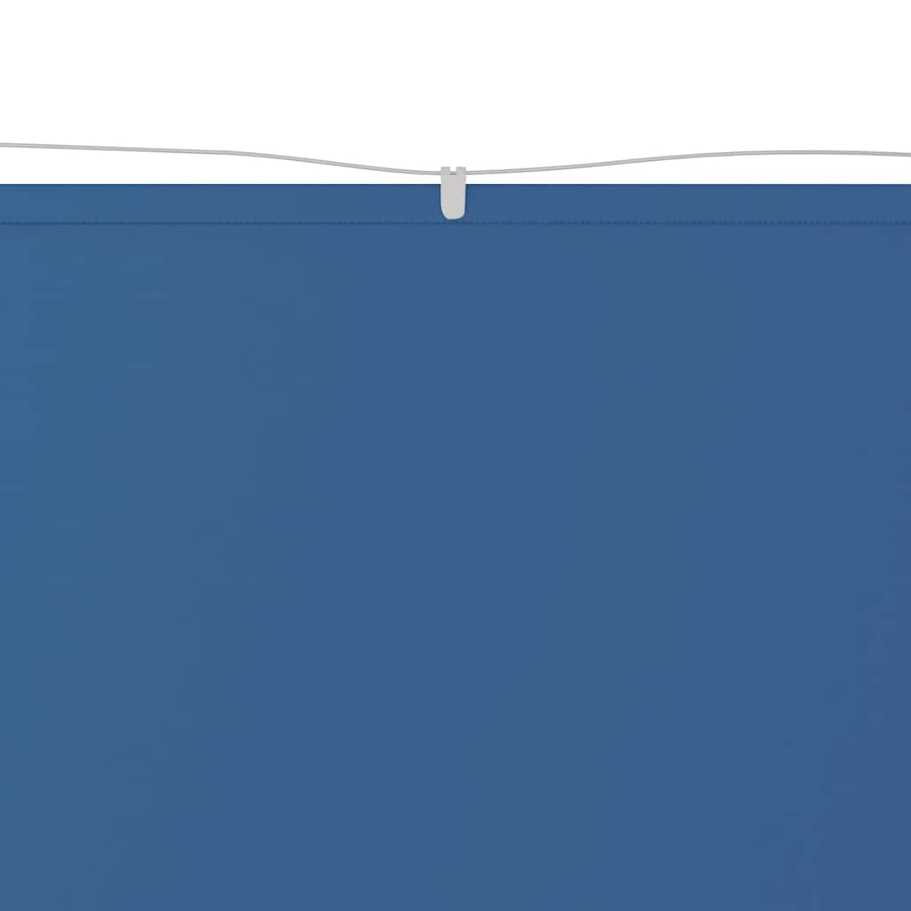 Vertikal markise blå 140x600 cm oxfordstoff