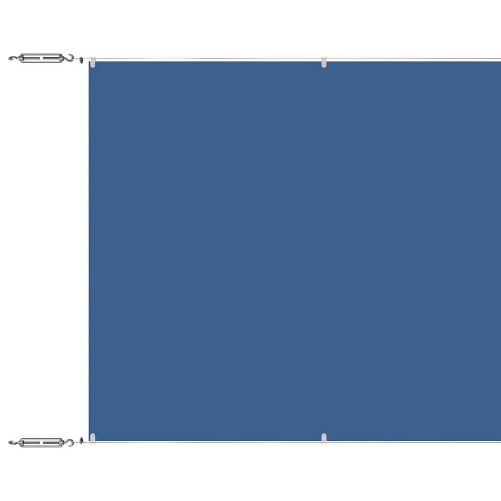 Vertikal markise blå 140x800 cm oxfordstoff