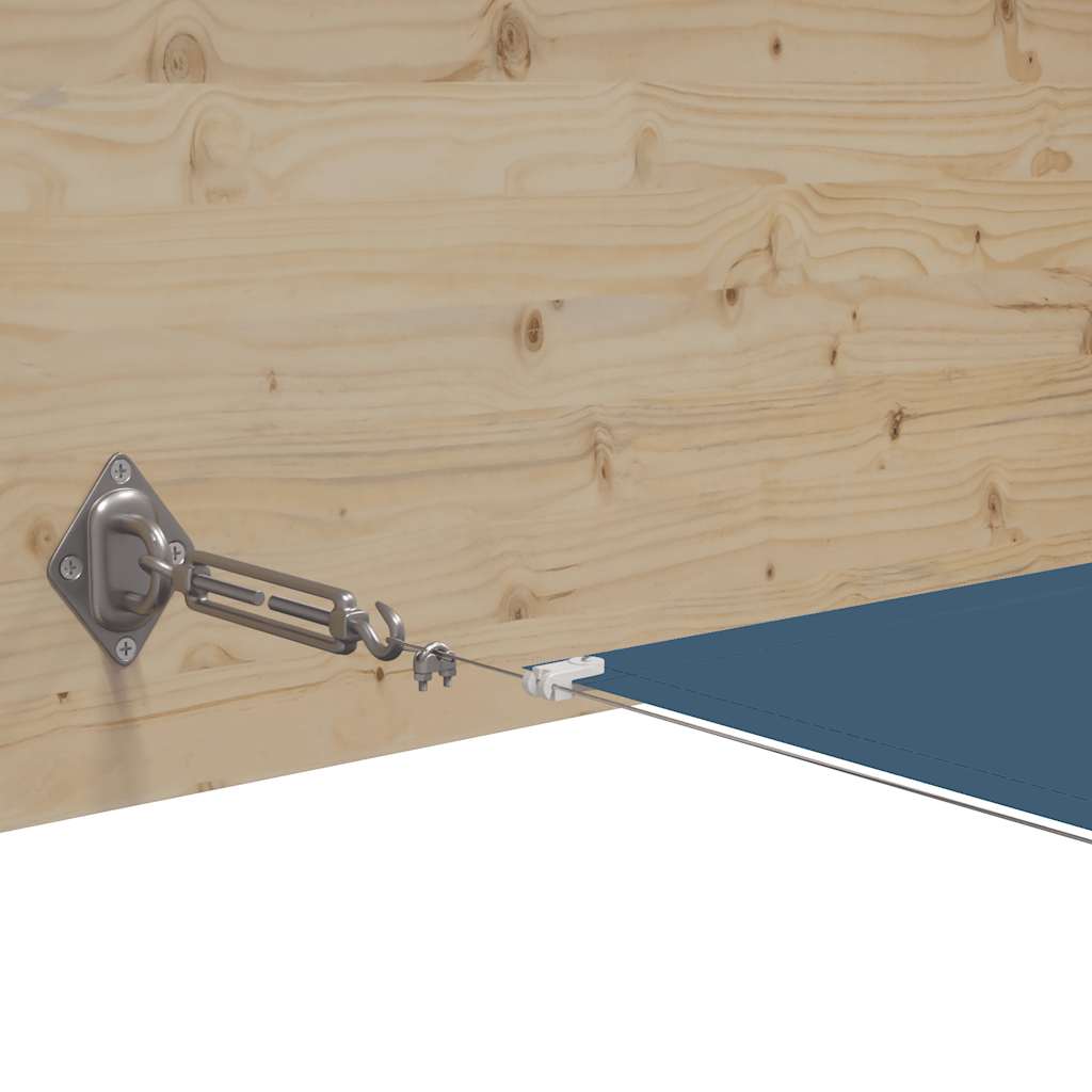 Vertikal markise blå 180x1000 cm oxfordstoff