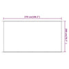 Vertikal markise blå 200x270 cm oxfordstoff
