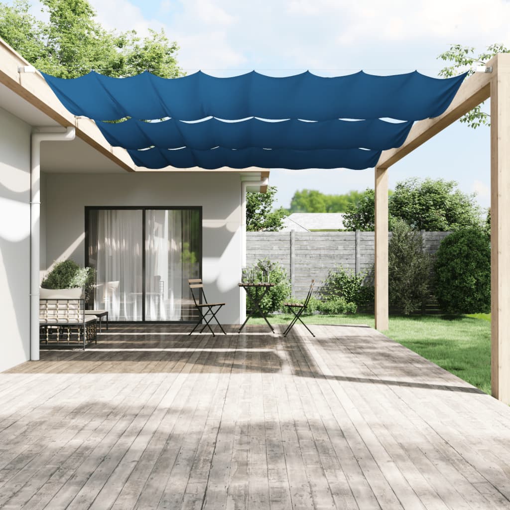 Vertikal markise blå 250x360 cm oxfordstoff