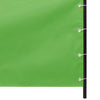 Balkongskjerm lysegrønn 100x240 cm oxfordstoff