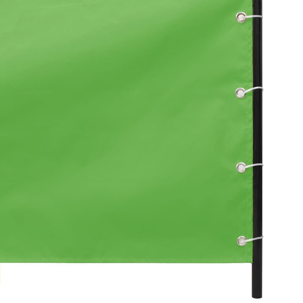 Balkongskjerm lysegrønn 160x240 cm oxfordstoff