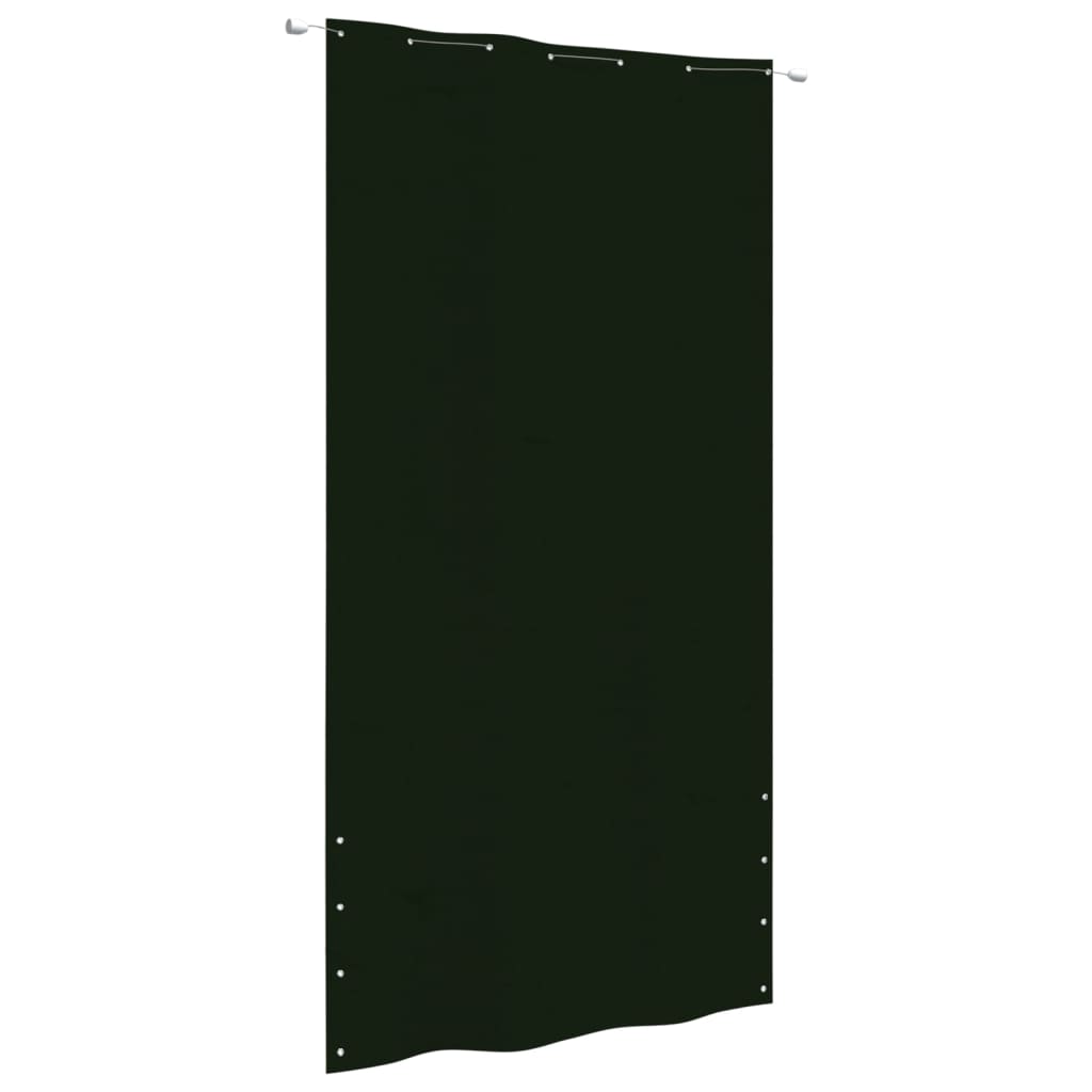 Balkongskjerm mørkegrønn 140x240 cm oxfordstoff