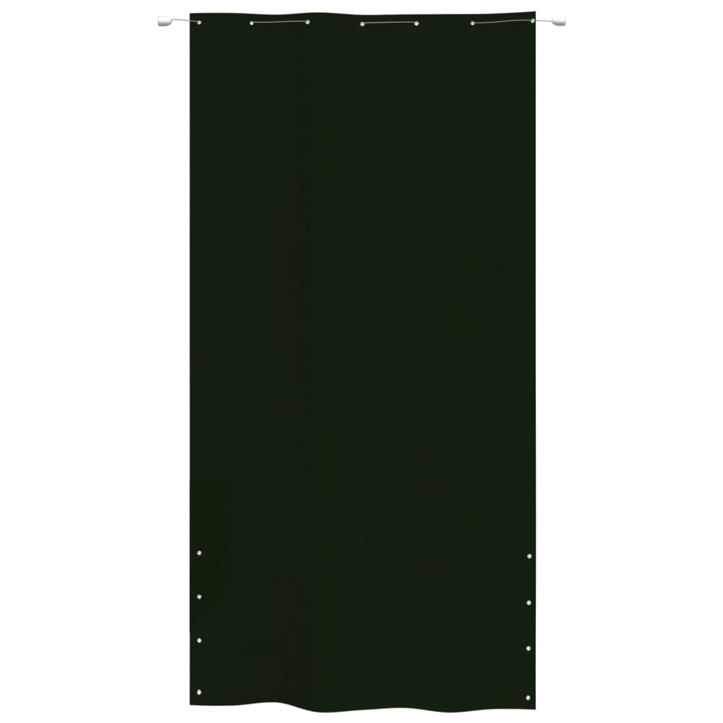 Balkongskjerm mørkegrønn 140x240 cm oxfordstoff