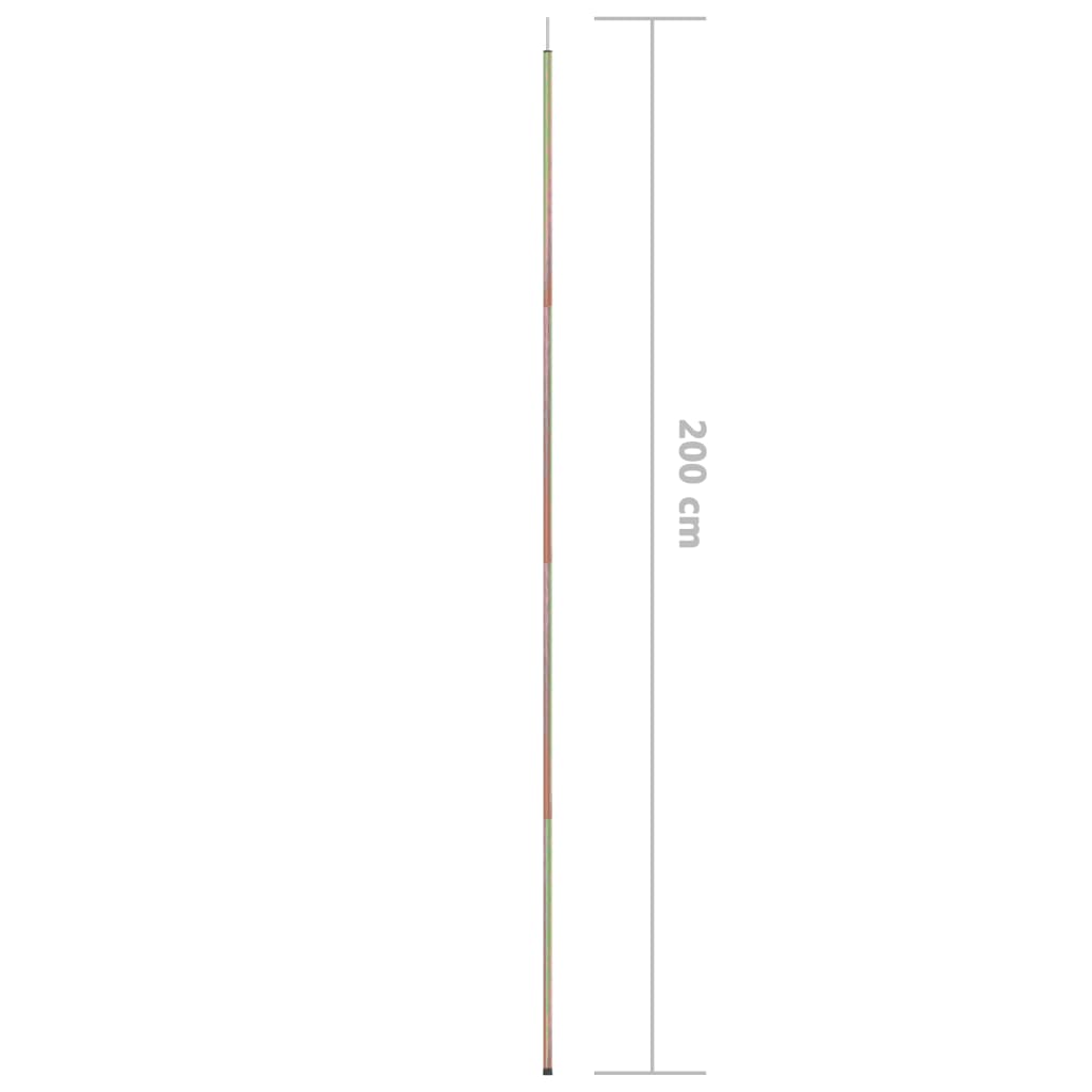 Solseilstang 200 cm galvanisert stål