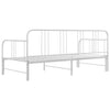Uttrekkbar ramme til sovesofa hvit metall 90x200 cm