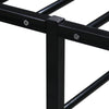 Sengeramme svart metall 90x200 cm