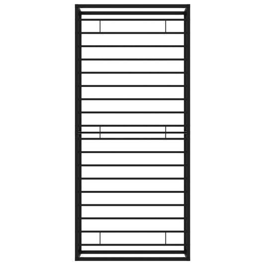 Sengeramme svart metall 90x200 cm