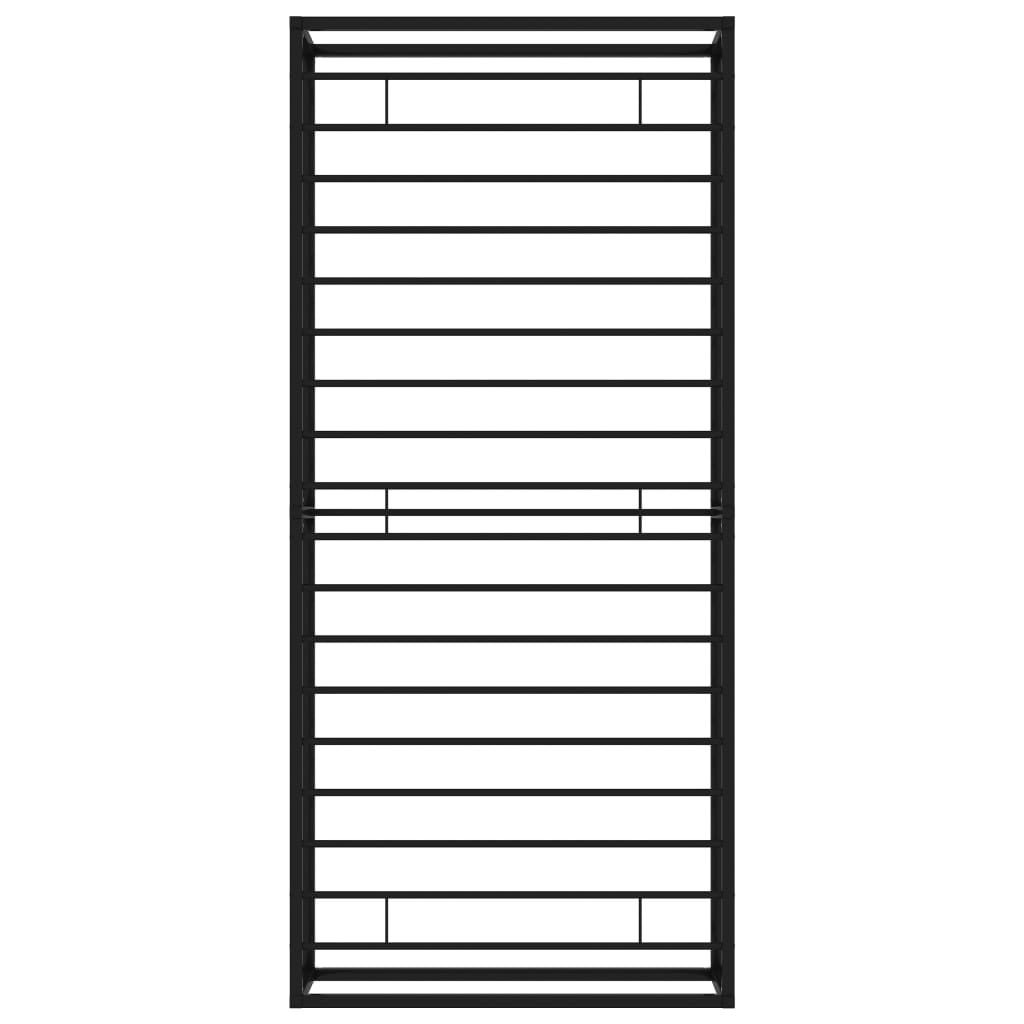 Sengeramme svart metall 100x200 cm