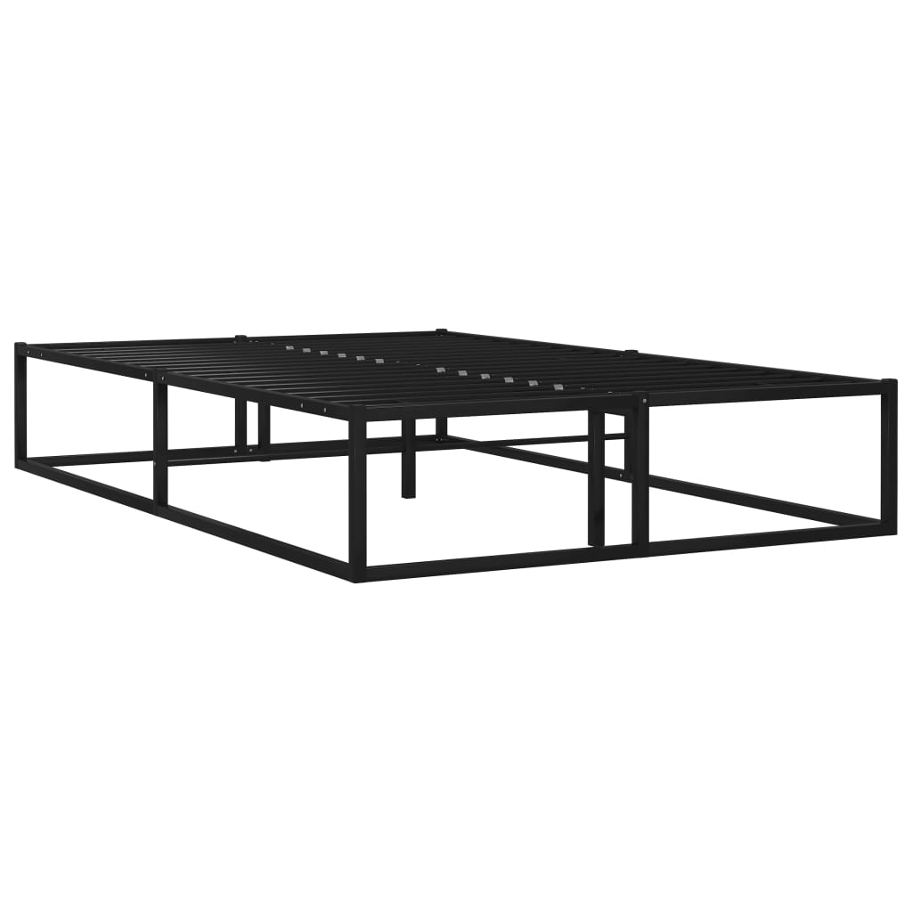 Sengeramme svart metall 120x200 cm
