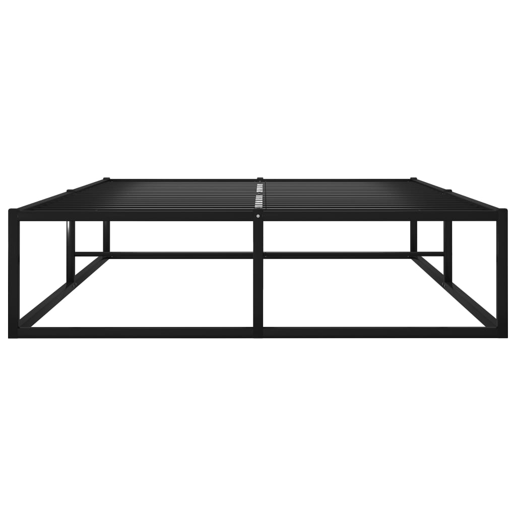 Sengeramme svart metall 120x200 cm