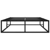 Sengeramme svart metall 120x200 cm