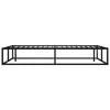 Sengeramme svart metall 120x200 cm