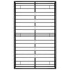 Sengeramme svart metall 120x200 cm
