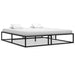 Sengeramme svart metall 160x200 cm
