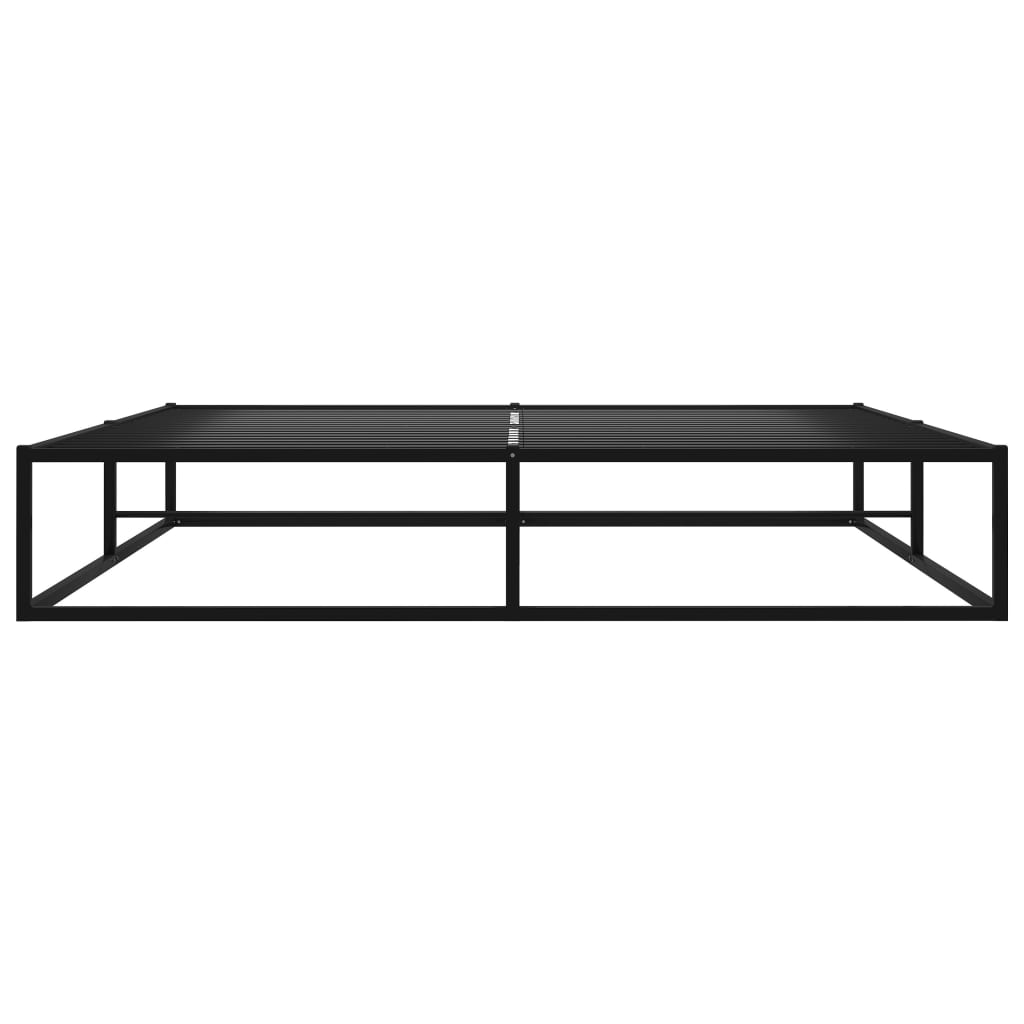 Sengeramme svart metall 180x200 cm
