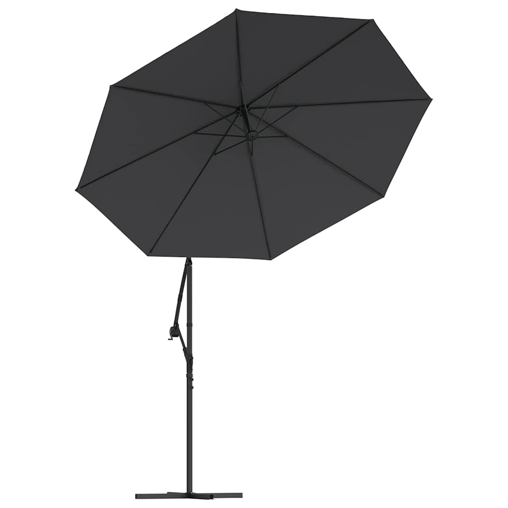 Erstatningsstoff for hengeparasoll svart 300 cm