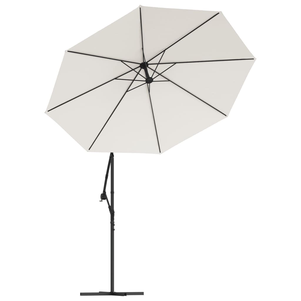 Erstatningsstoff for hengeparasoll sandhvit 350 cm